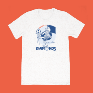 1982 vintage Nashville Diamonds logo t-shirt